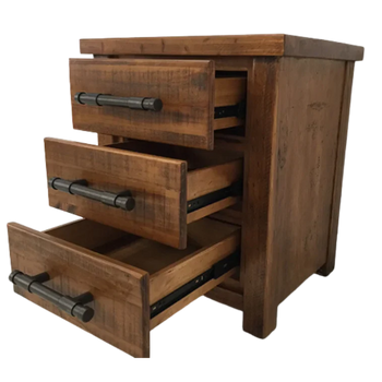 Oakwood 3 Drw Bedside