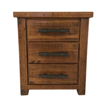 Oakwood 3 Drw Bedside