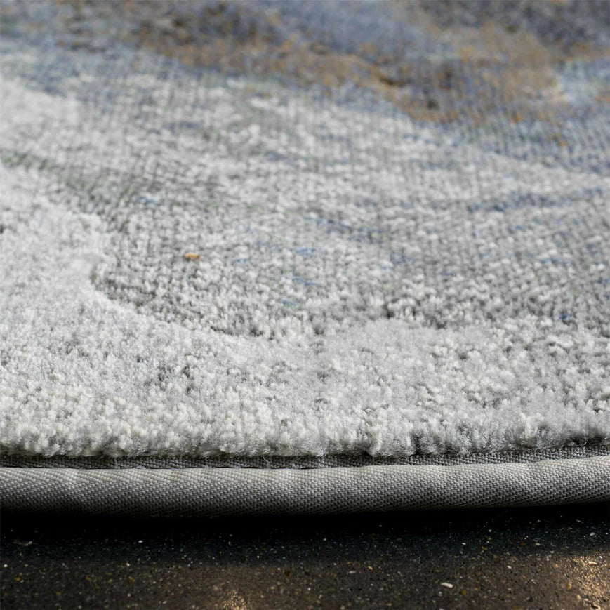 Contemporary Design Argentum Round Rug