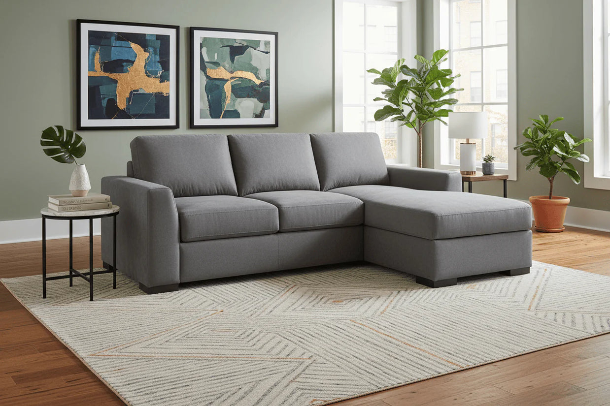 Sloane Chaise with Sofa Bed & Storage