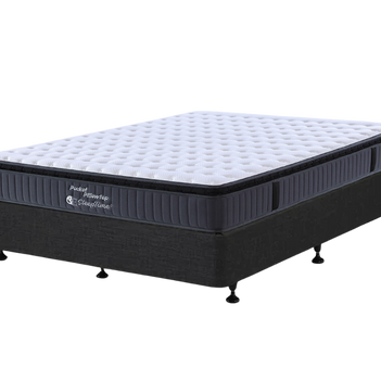 SleepTime Pocket Pillowtop Mattress + NZ Made Eco Bed Base