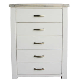 Acacia 5 Drawer Tallboy