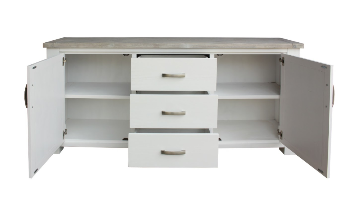 Acacia Solid Wood Large Buffet Table
