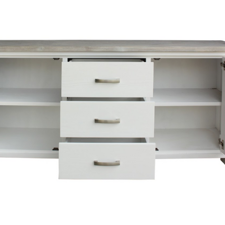 Acacia Solid Wood Large Buffet Table