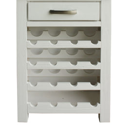 Acacia Solid Wood Wine Cabinet