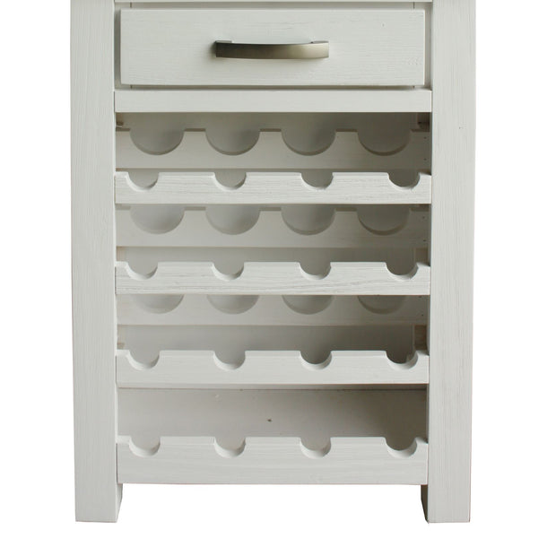 Acacia Solid Wood Wine Cabinet