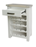 Acacia Solid Wood Wine Cabinet