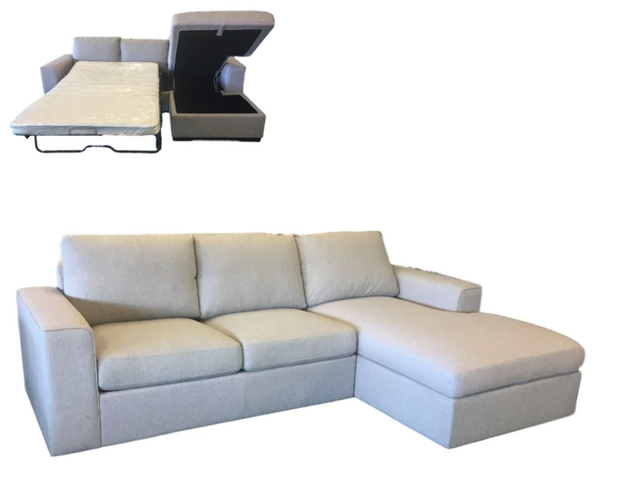 Sloane Chaise with Sofa Bed & Storage